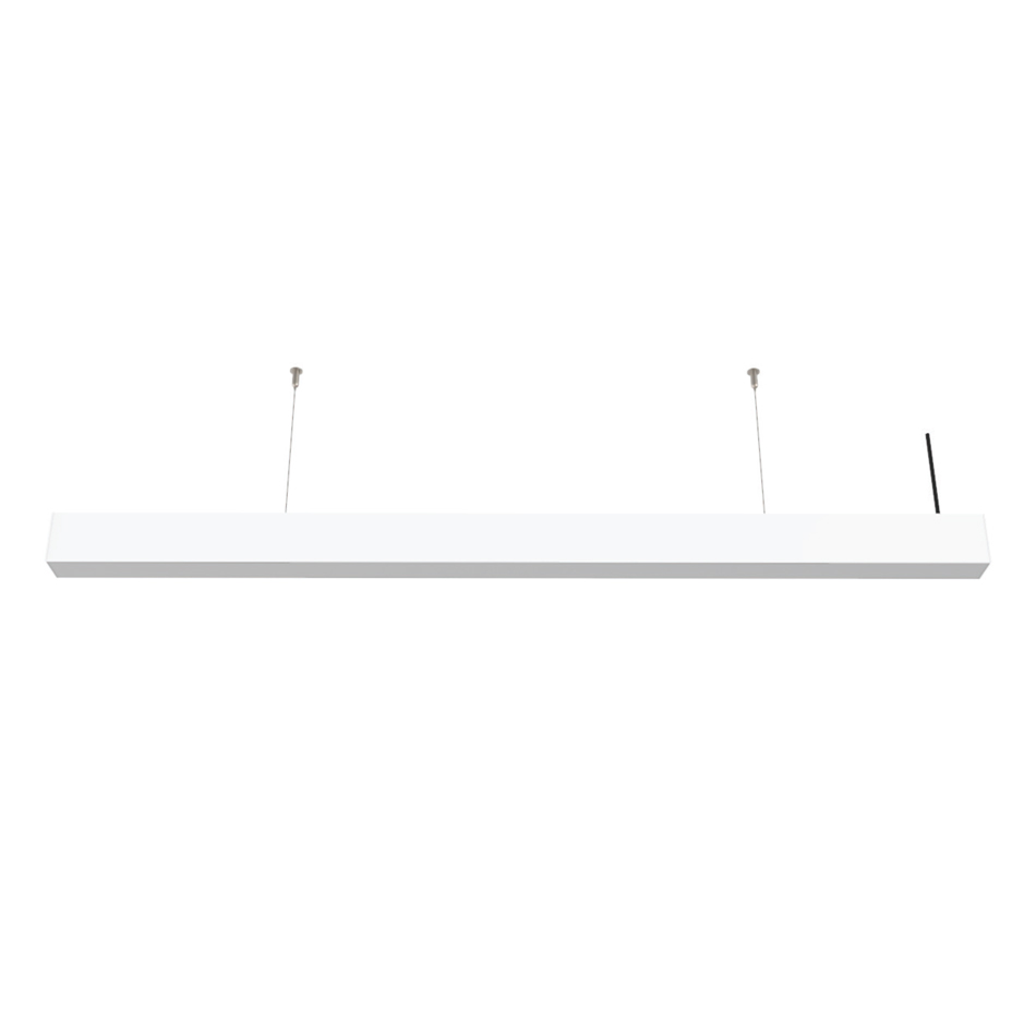 InLight Κρεμαστό φωτιστικό LED 30W 4000K από αλουμίνιο σε λευκή απόχρωση D:90cm (6172-90-WH)
